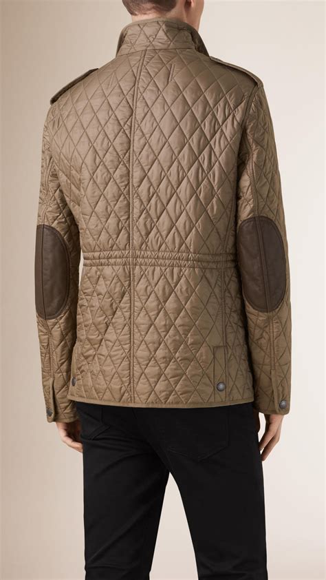 burberry london leather jacket|burberry diamond quilted field jacket.